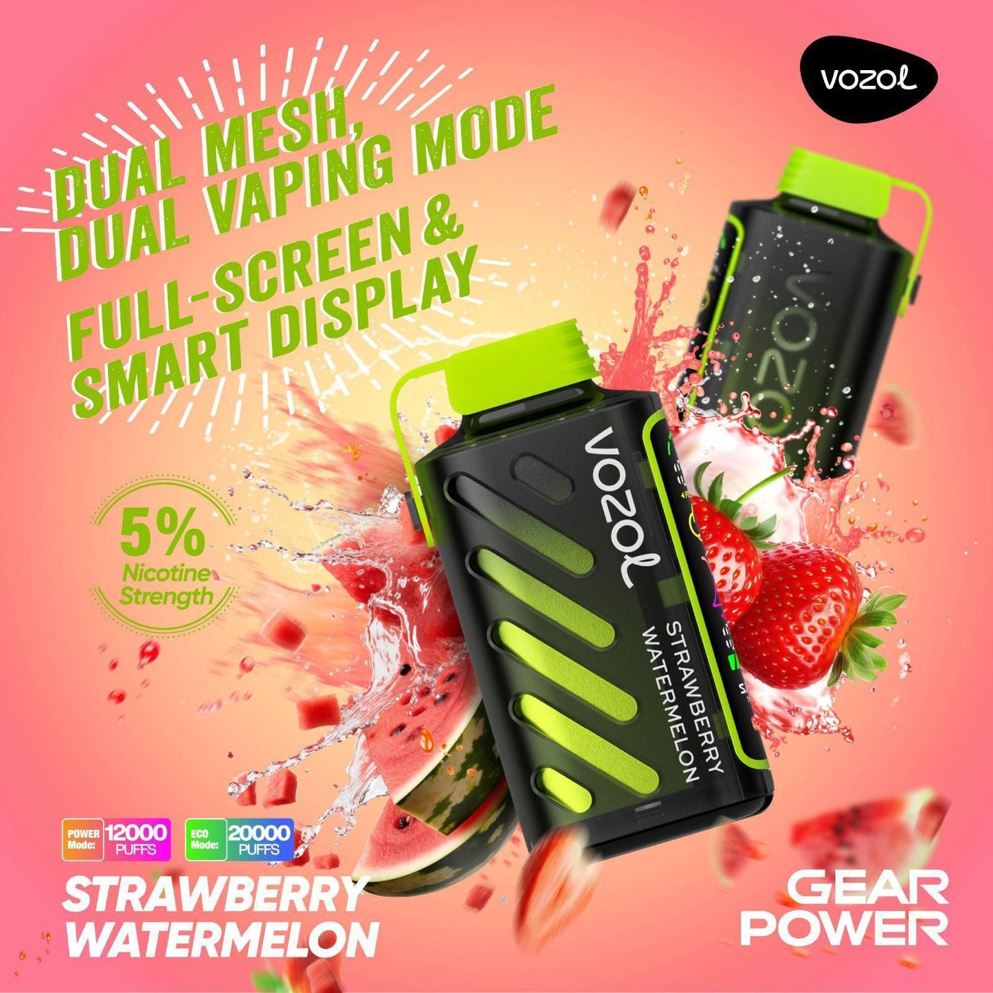 Vozol Gear power 20000 puffs