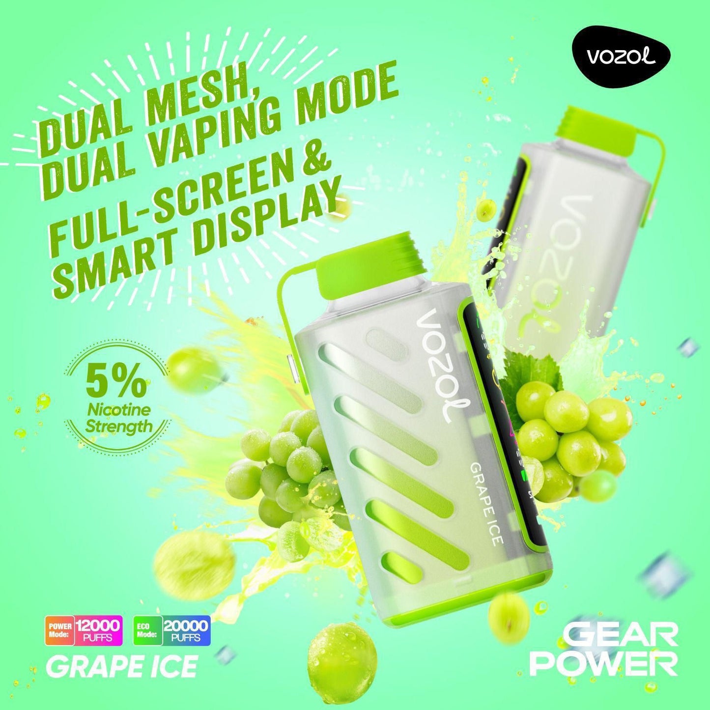 Vozol Gear power 20000 puffs