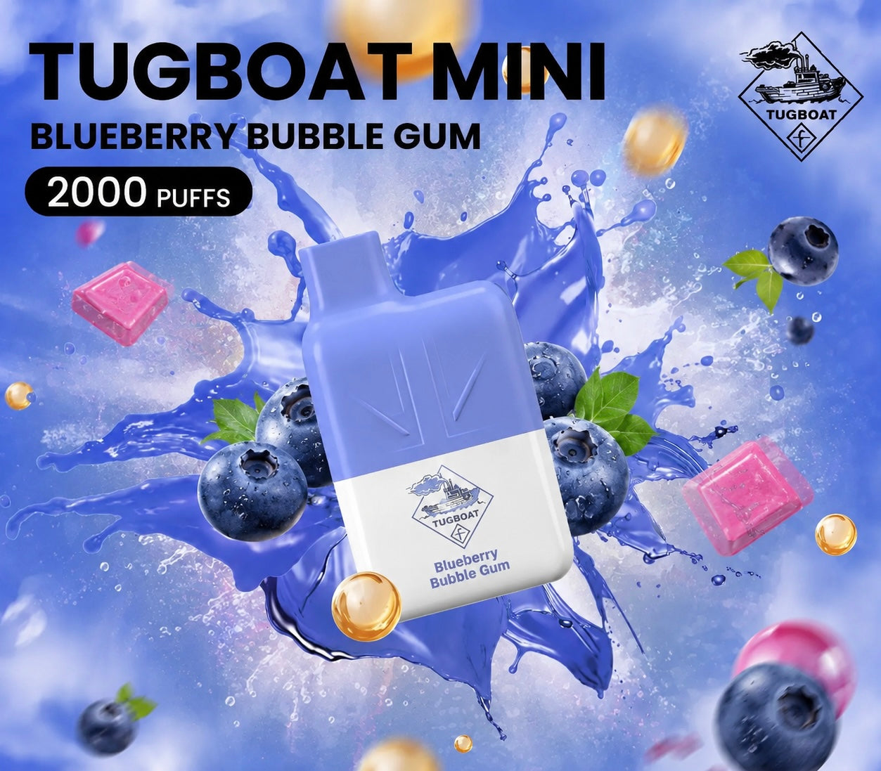 Tugboat mini 2000 puffs